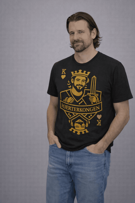 Hovedbilde HJERTERKONGEN T-SKJORTE