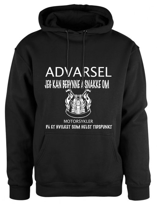 Hovedbilde ADVARSEL MOTORSYKLER HETTEGENSER