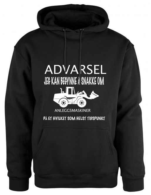 Hovedbilde ADVARSEL ANLEGGSMASKINER HETTEGENSER